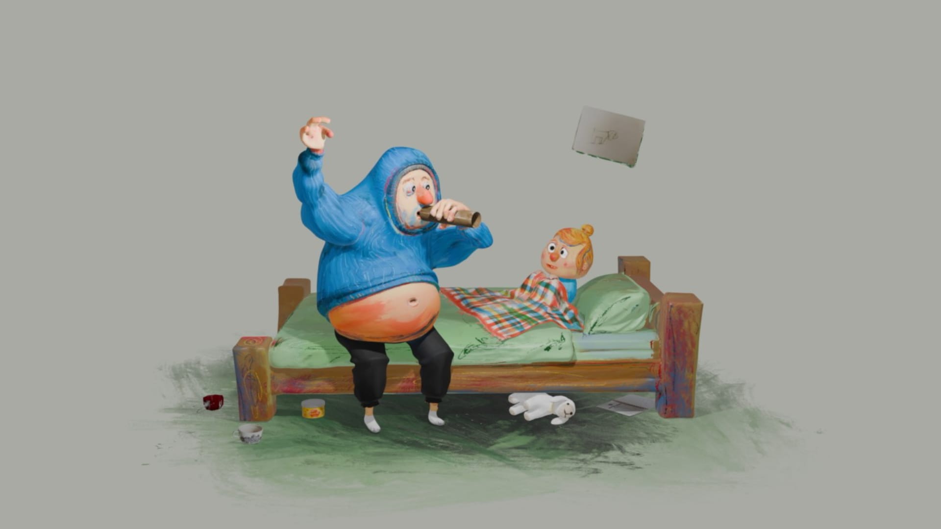 2026 / UK / 1'00'' Jon Dunleavy Close your eyes, go to sleep, the midnight witch is on the creep.